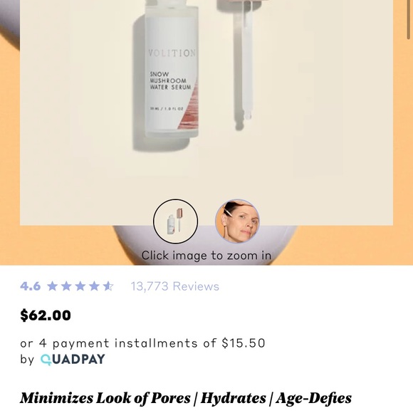 Volition Snow Mushroom water serum - Picture 2 of 2